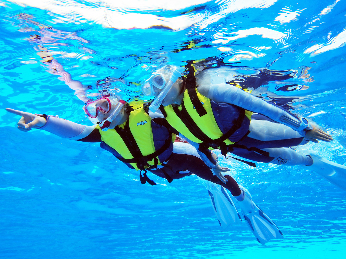 シュノーケリング 体験ダイビング Scuba Diving Pro Shop Aqua 九州福岡筑後大牟田ダイビングショップアクア